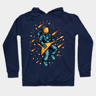 Astronaut playing guitar Hoodie